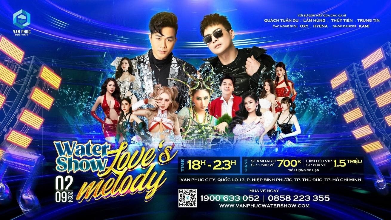 WATER SHOW LOVE’S MELODY TẠI VAN PHUC CITY LỄ 02/09